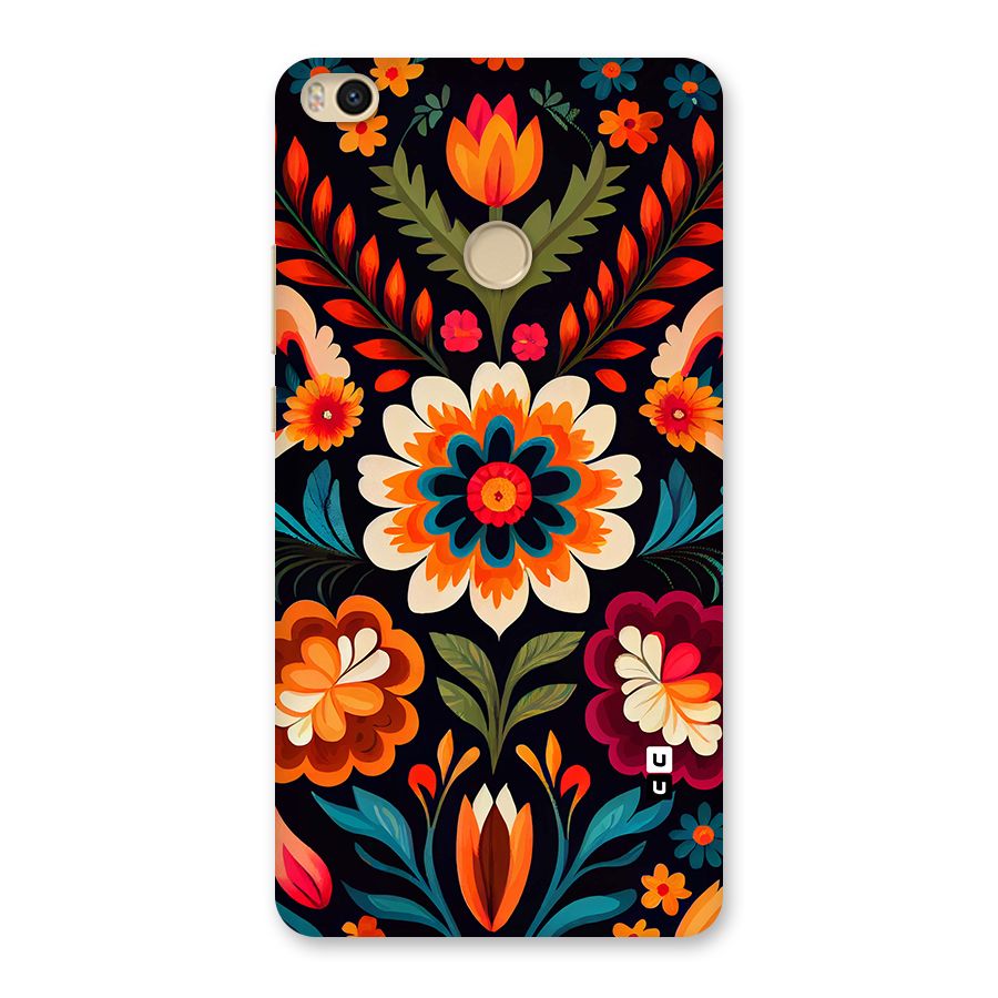 Colorful Mexican Floral Pattern Back Case for Mi Max 2