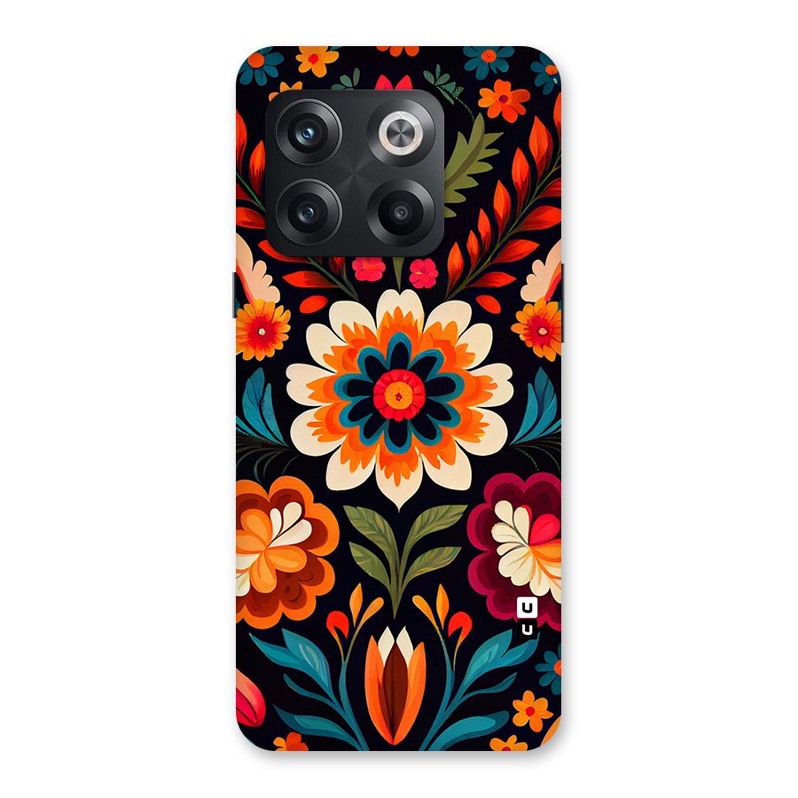 Colorful Mexican Floral Pattern Back Case for OnePlus 10T