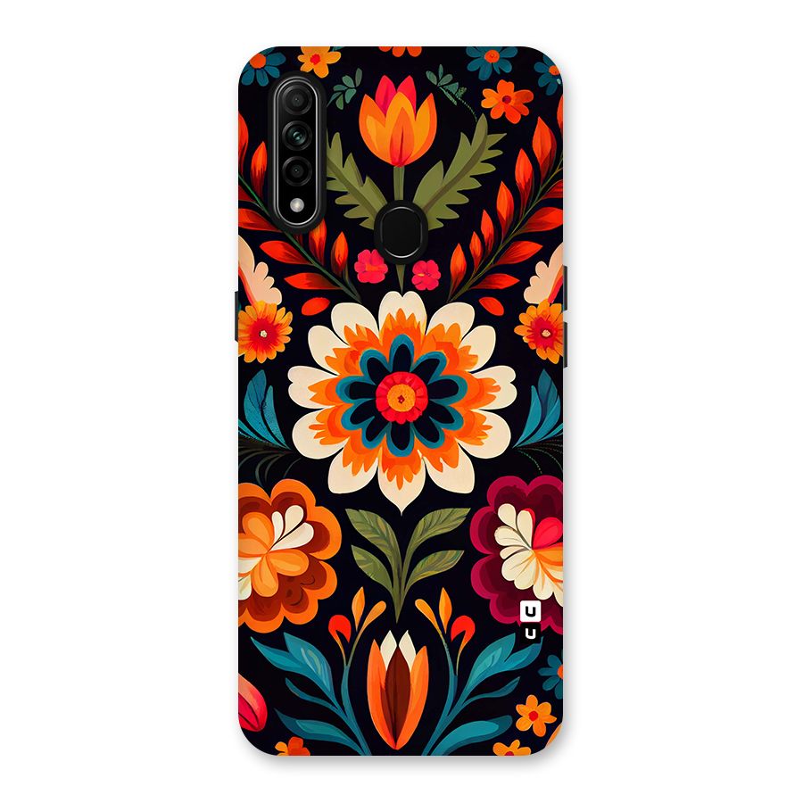 Colorful Mexican Floral Pattern Back Case for Oppo A31