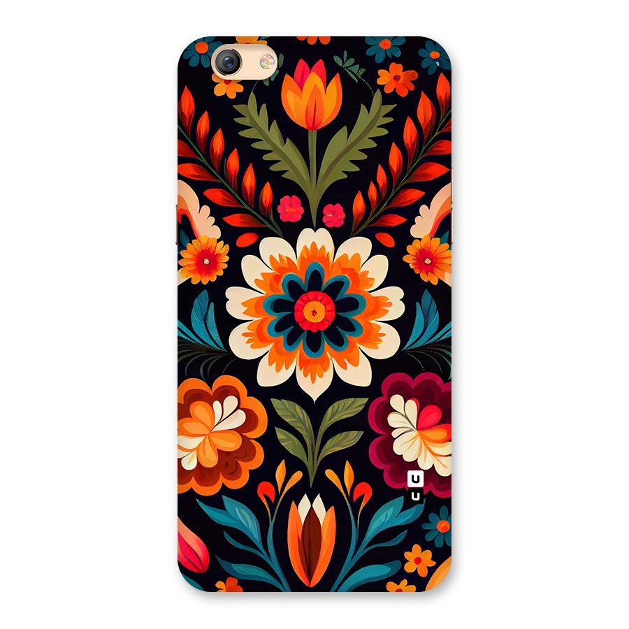 Colorful Mexican Floral Pattern Back Case for Oppo F3 Plus