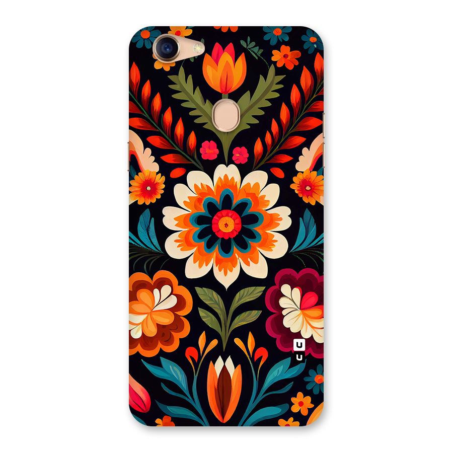 Colorful Mexican Floral Pattern Back Case for Oppo F5