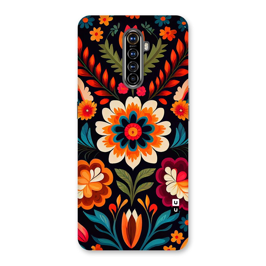 Colorful Mexican Floral Pattern Back Case for Realme X2 Pro