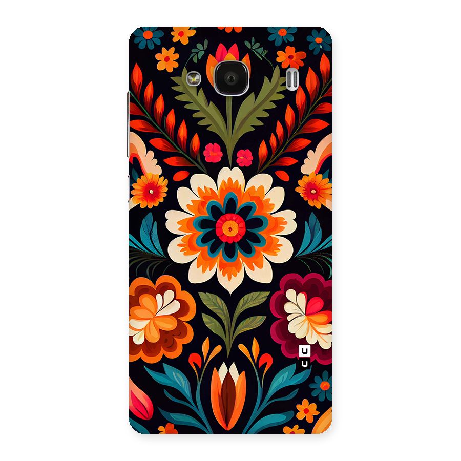 Colorful Mexican Floral Pattern Back Case for Redmi 2