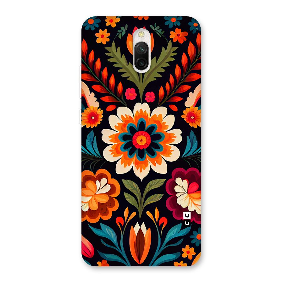 Colorful Mexican Floral Pattern Back Case for Redmi 8A Dual