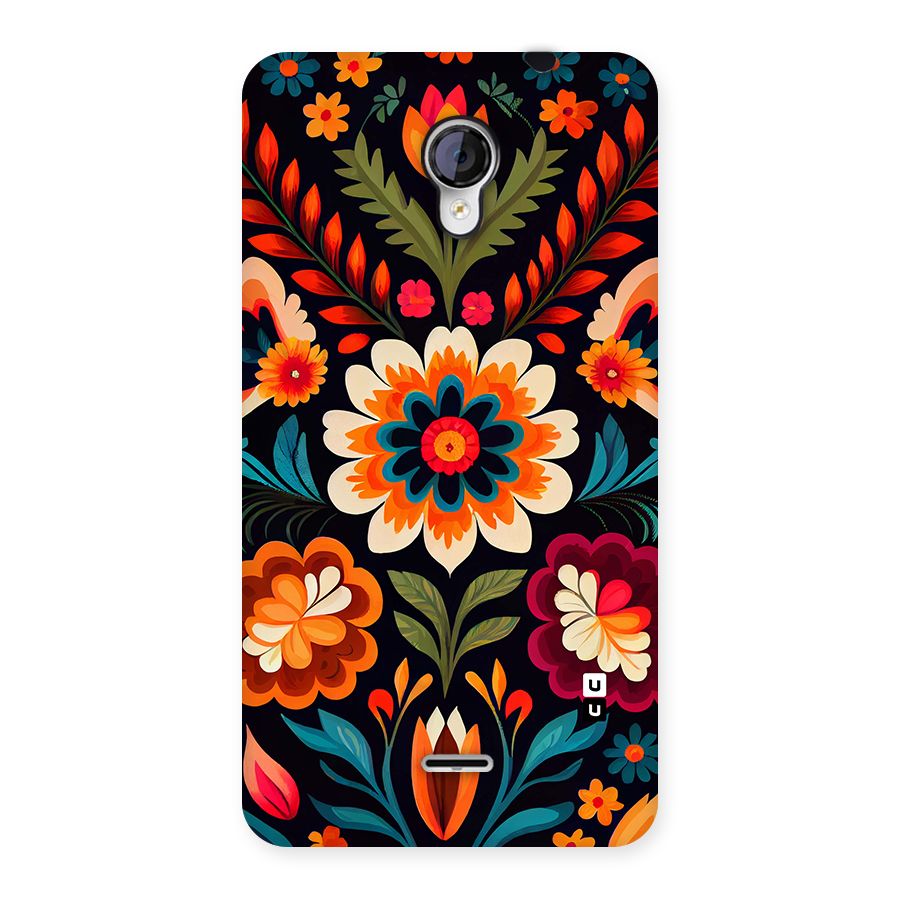 Colorful Mexican Floral Pattern Back Case for Unite 2 A106
