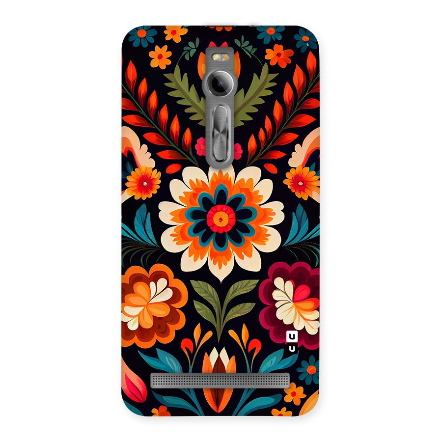 Colorful Mexican Floral Pattern Back Case for Zenfone 2