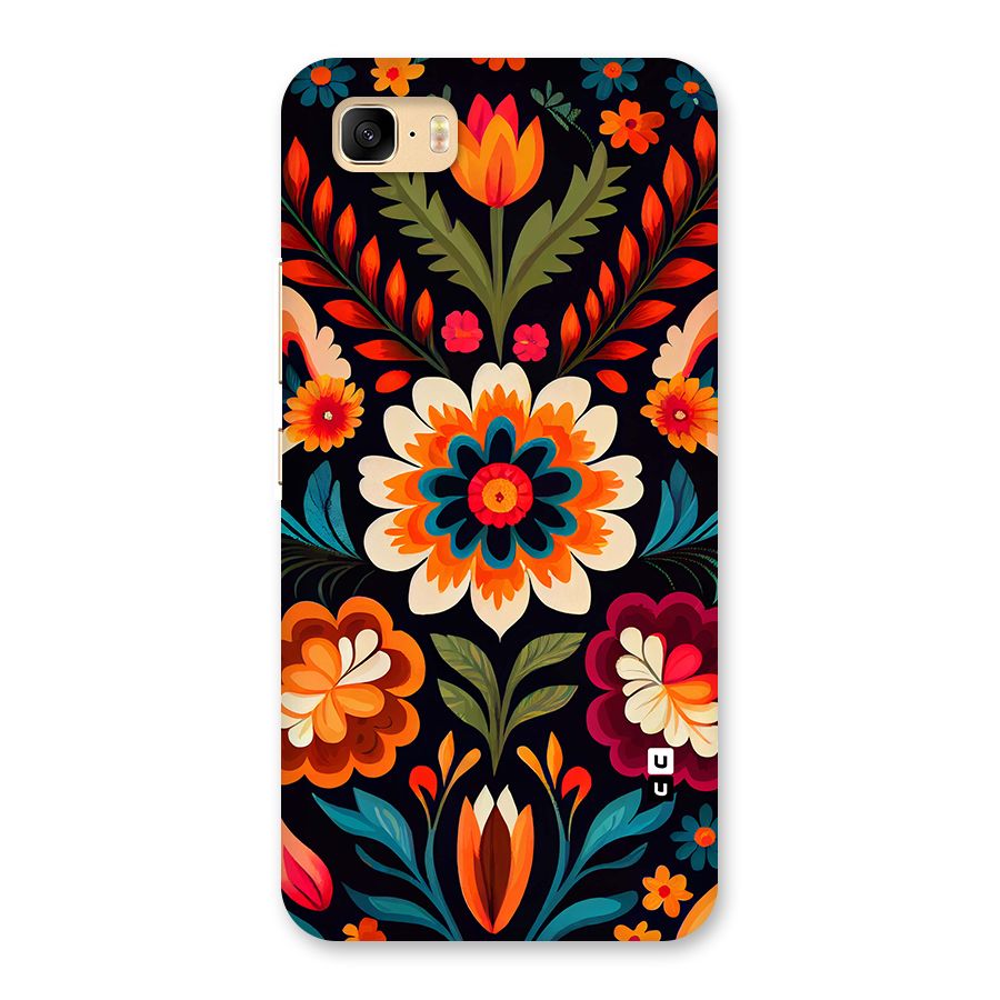 Colorful Mexican Floral Pattern Back Case for Zenfone 3s Max