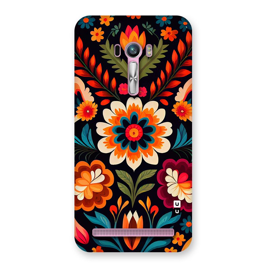 Colorful Mexican Floral Pattern Back Case for Zenfone Selfie