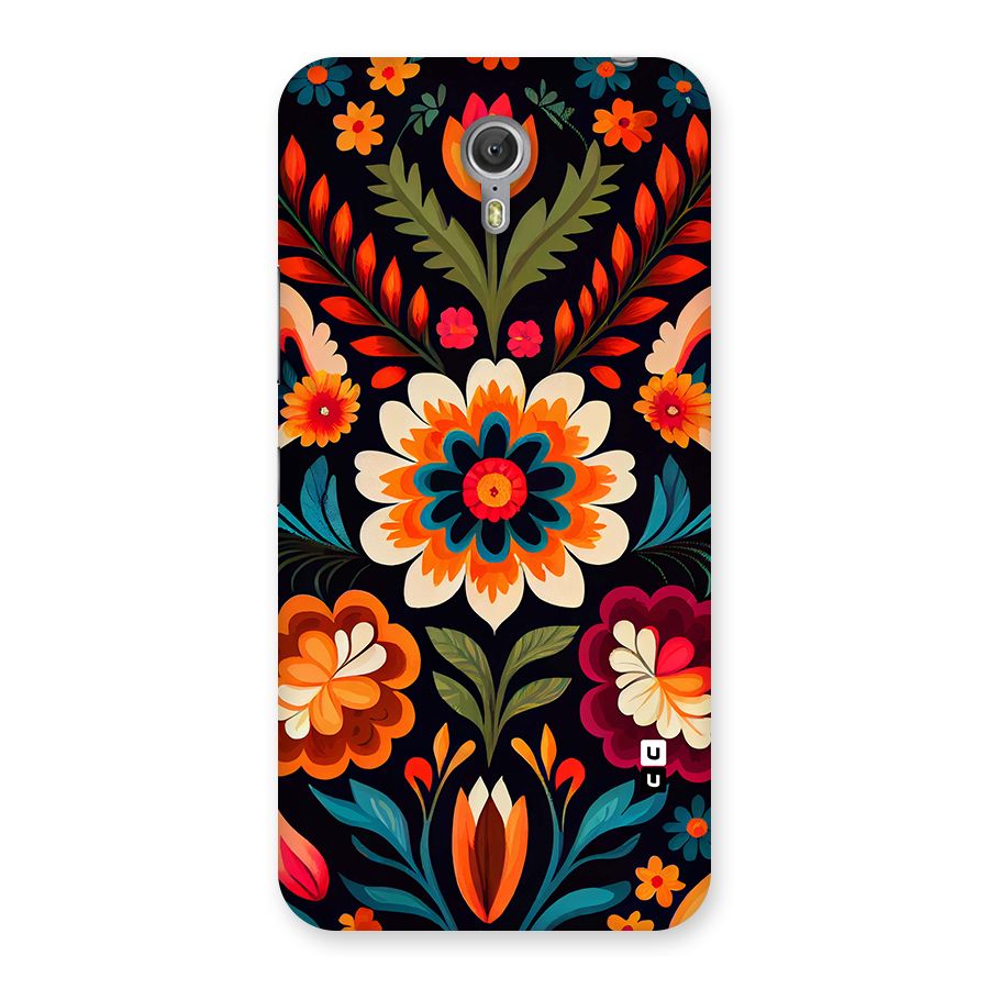 Colorful Mexican Floral Pattern Back Case for Zuk Z1