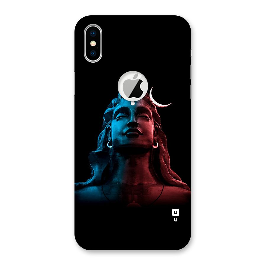Colorful Shiva Back Case for iPhone XS Logo Cut