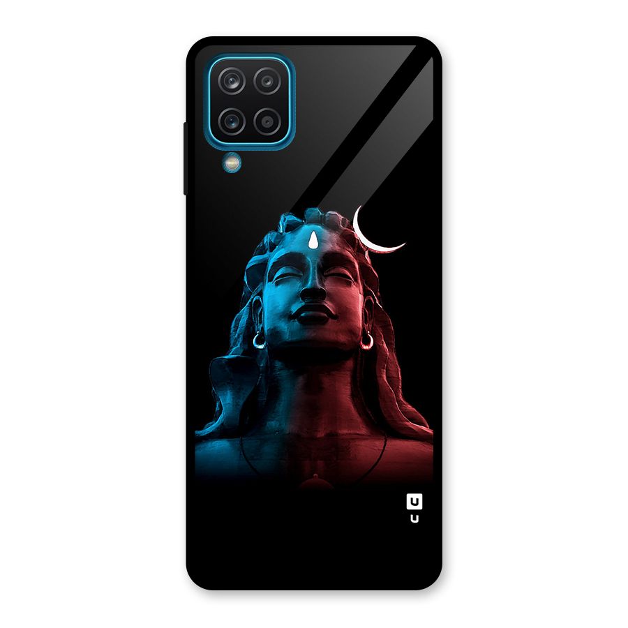 Colorful Shiva Glass Back Case for Galaxy A12