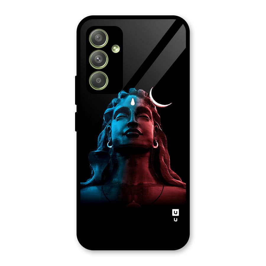 Colorful Shiva Glass Back Case for Galaxy A54