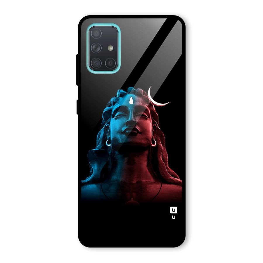 Colorful Shiva Glass Back Case for Galaxy A71