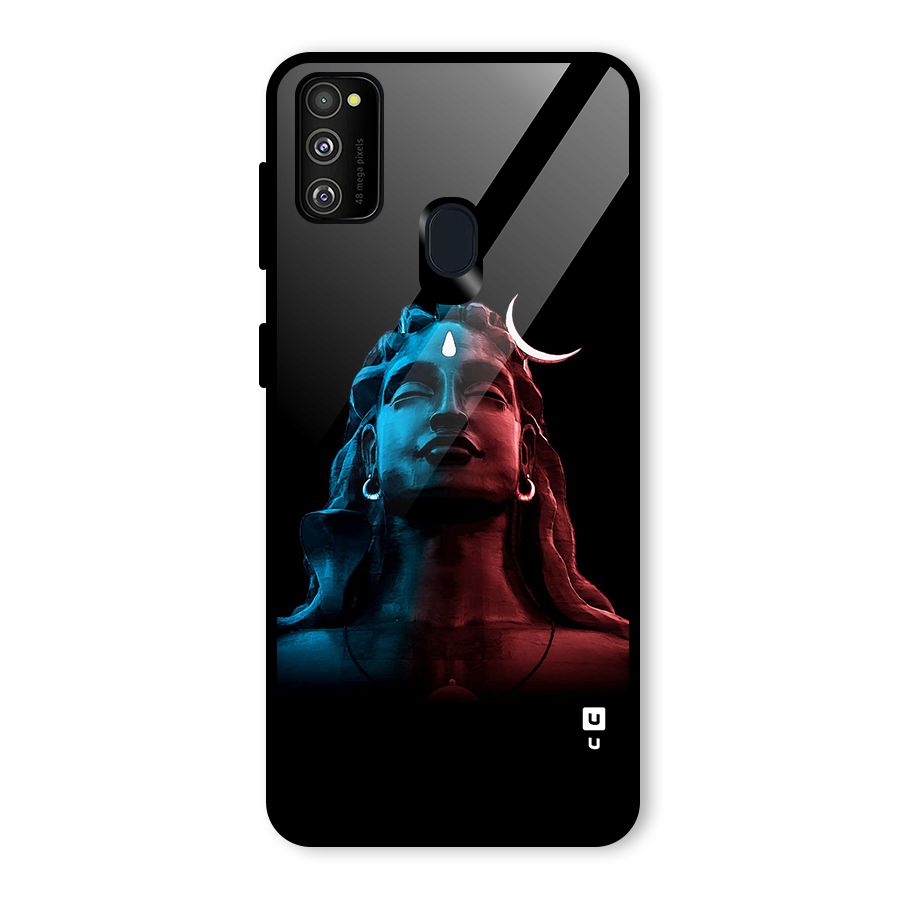 Colorful Shiva Glass Back Case for Galaxy M21