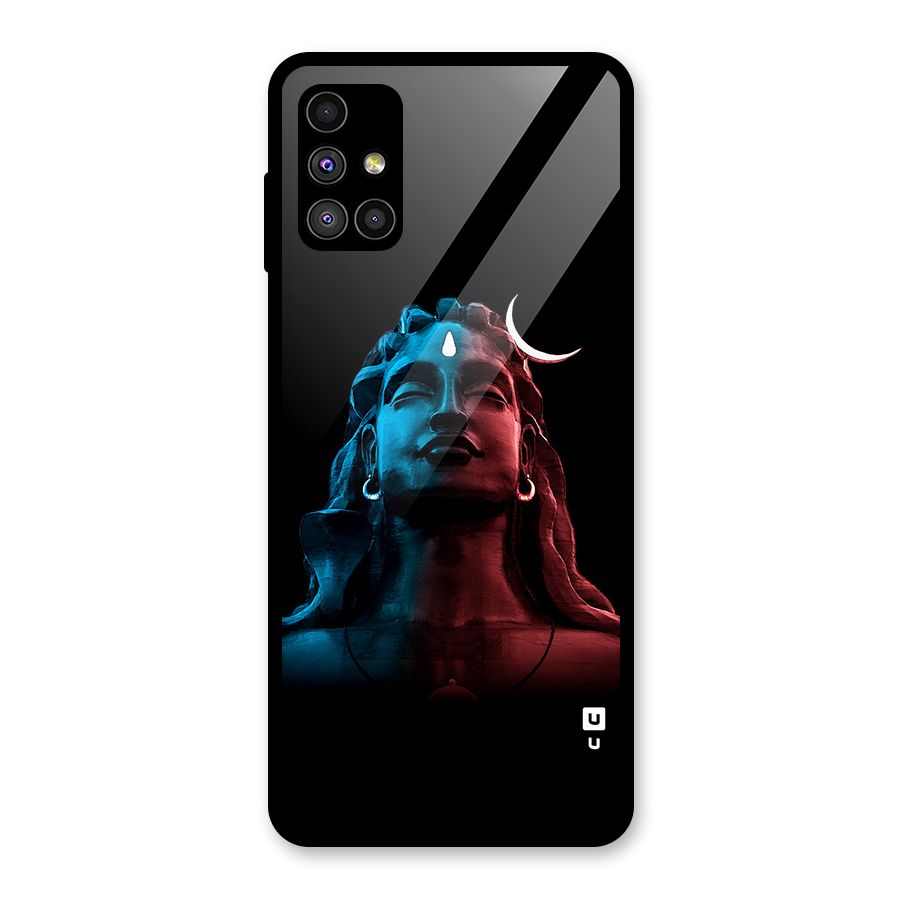 Colorful Shiva Glass Back Case for Galaxy M51