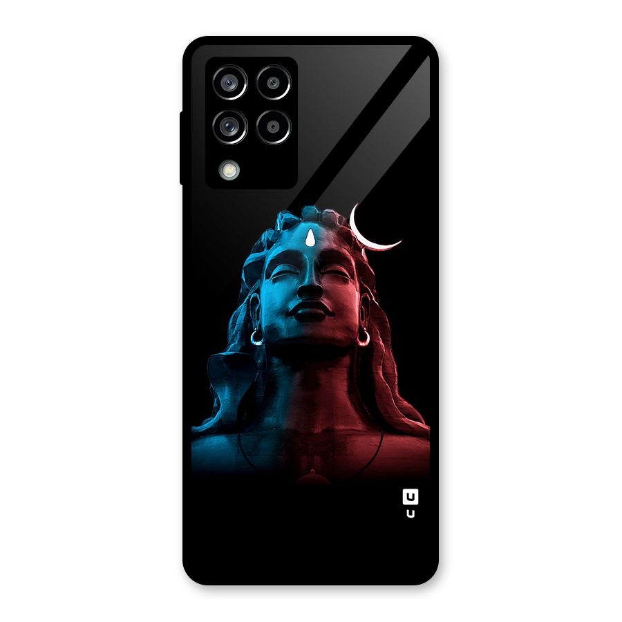 Colorful Shiva Glass Back Case for Galaxy M53 5G