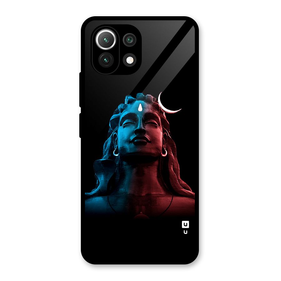 Colorful Shiva Glass Back Case for Mi 11 Lite NE 5G