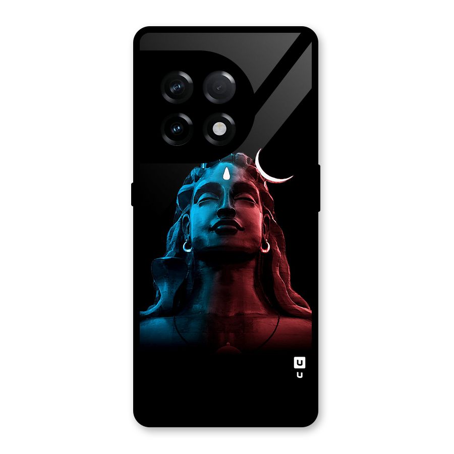 Colorful Shiva Glass Back Case for OnePlus 11R