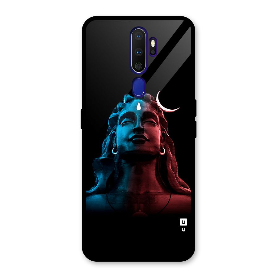 Colorful Shiva Glass Back Case for Oppo A9 (2020)
