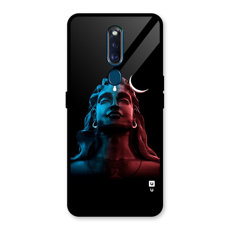 Colorful Shiva Glass Back Case for Oppo F11 Pro