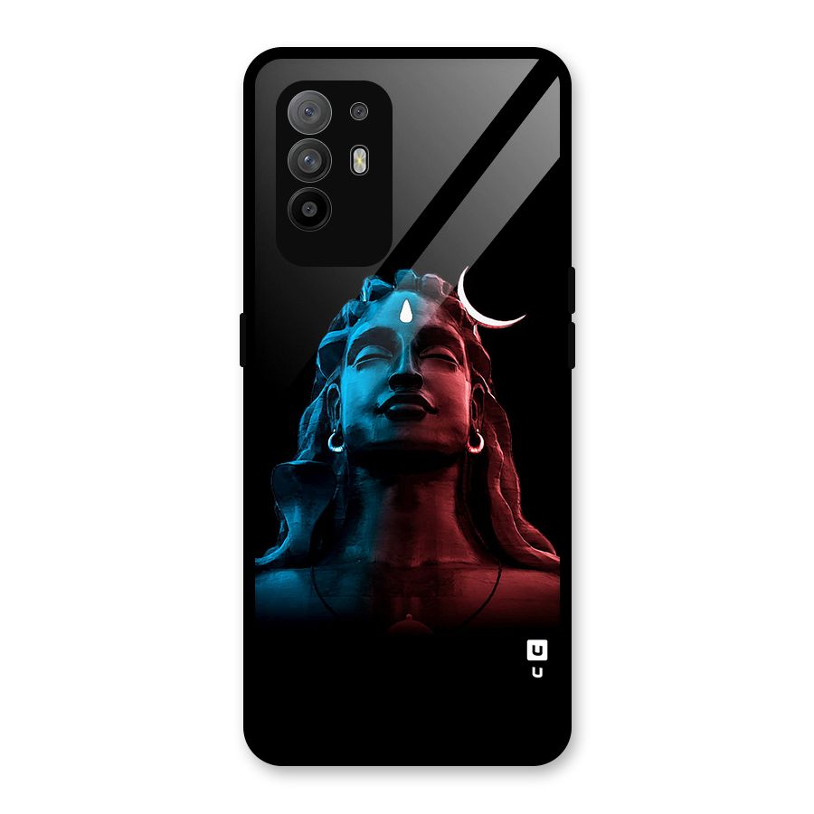 Colorful Shiva Glass Back Case for Oppo F19 Pro Plus 5G