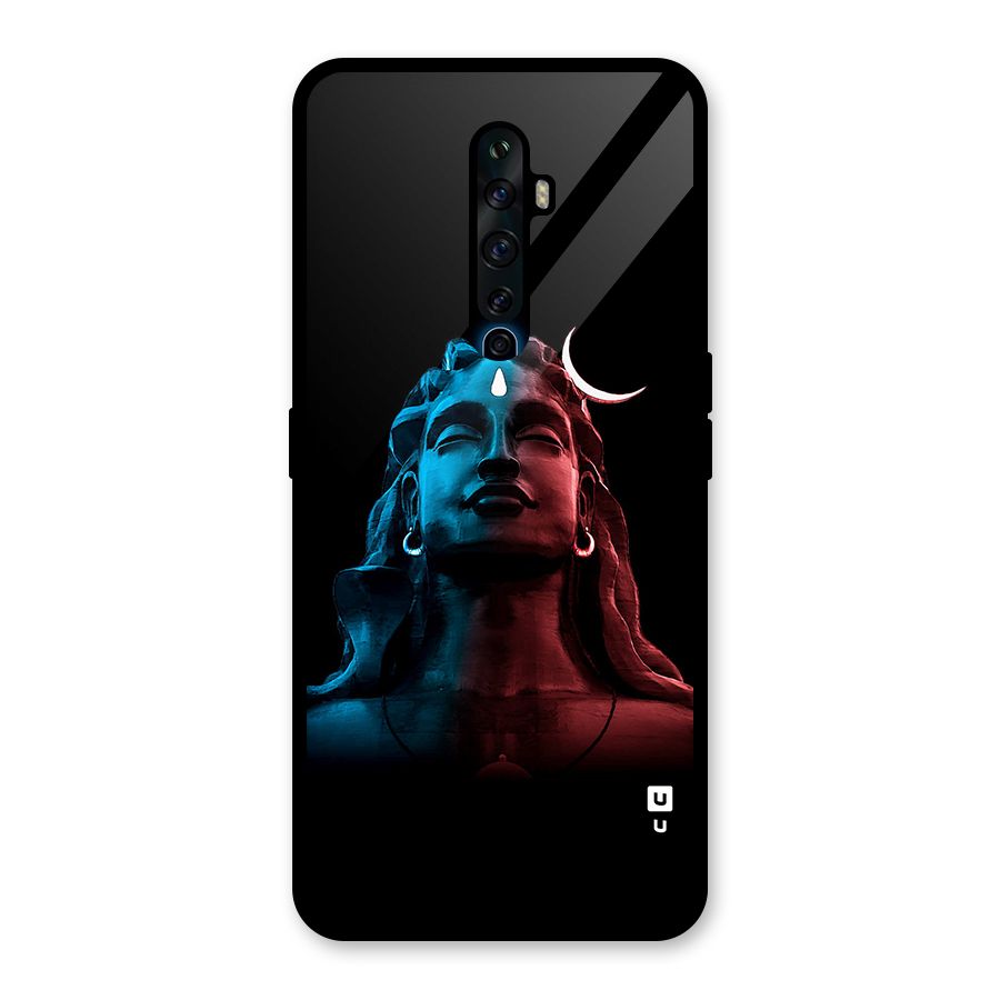 Colorful Shiva Glass Back Case for Oppo Reno2 F