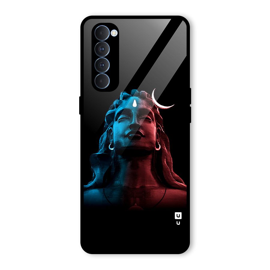 Colorful Shiva Glass Back Case for Oppo Reno4 Pro