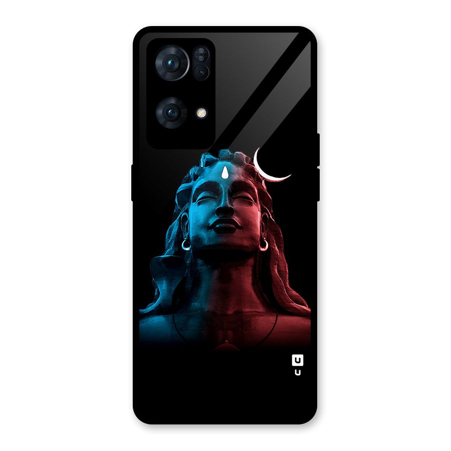 Colorful Shiva Glass Back Case for Oppo Reno7 Pro 5G