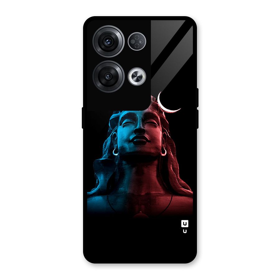 Colorful Shiva Glass Back Case for Oppo Reno8 Pro 5G
