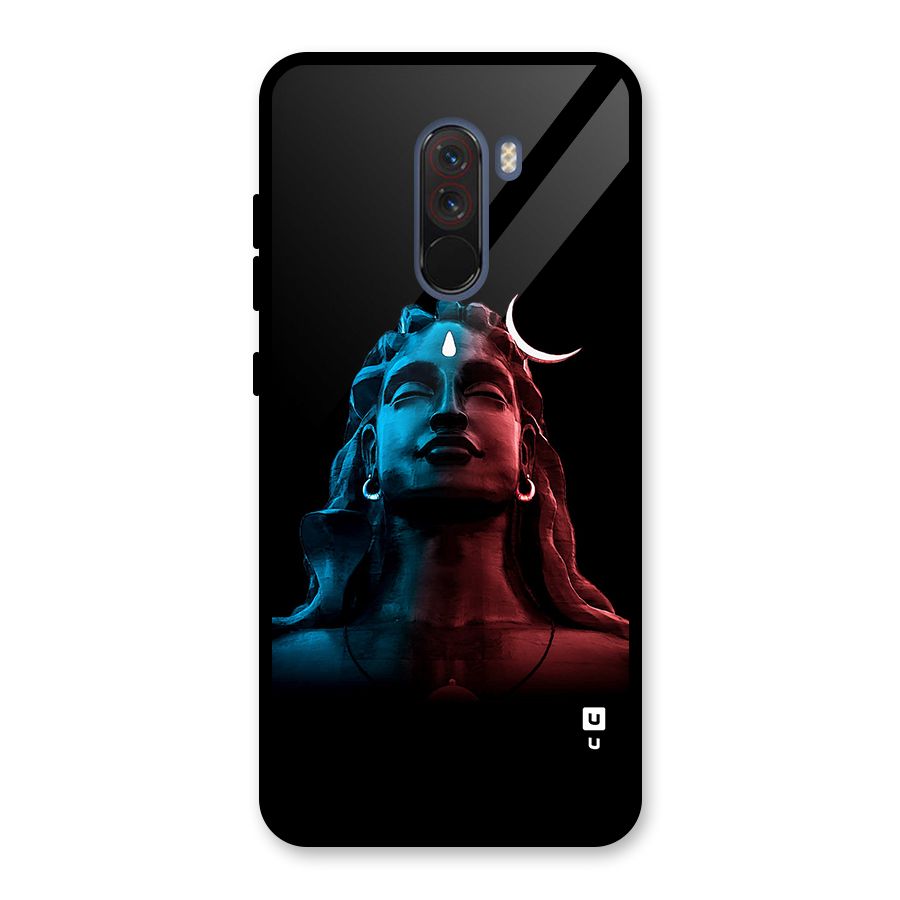 Colorful Shiva Glass Back Case for Poco F1