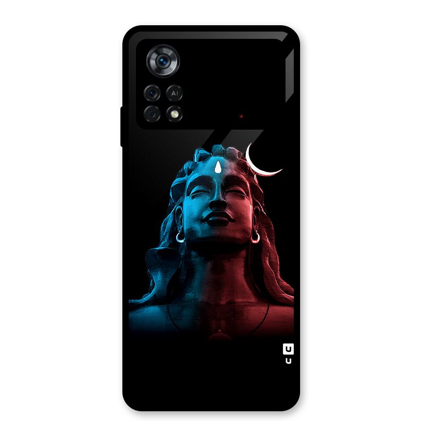 Colorful Shiva Glass Back Case for Poco X4 Pro 5G