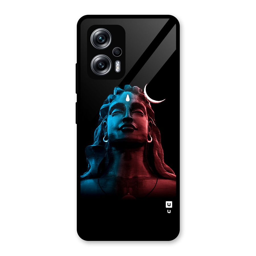 Colorful Shiva Glass Back Case for Redmi K50i