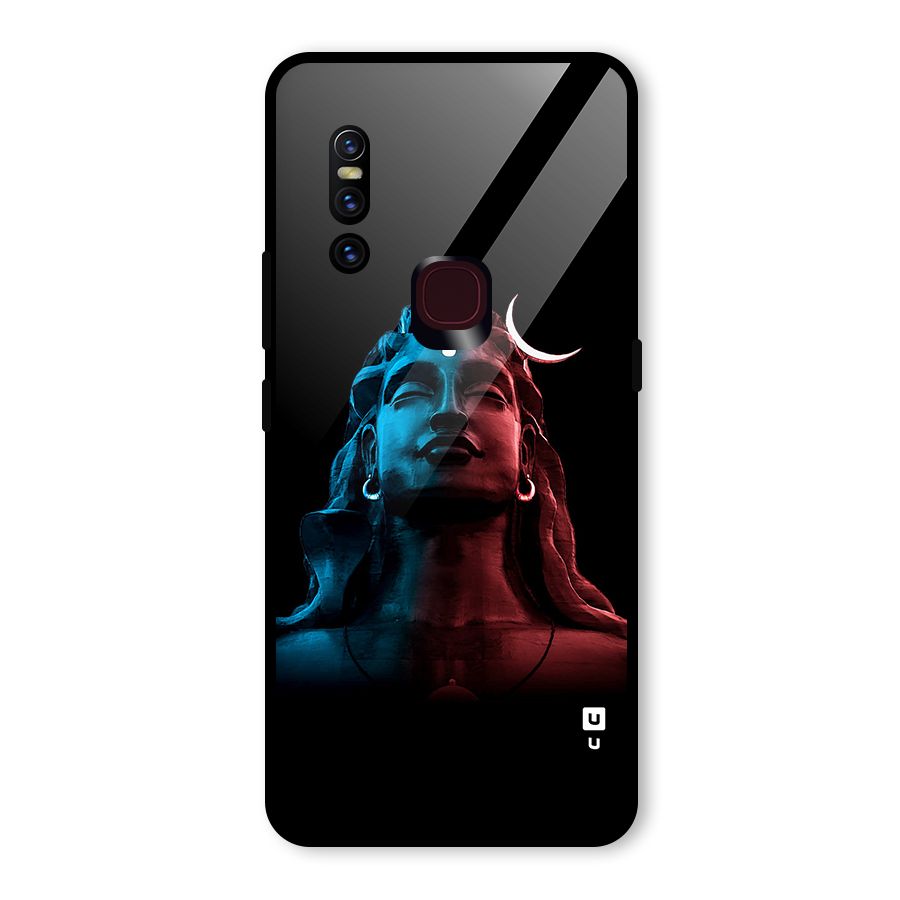 Colorful Shiva Glass Back Case for Vivo V15