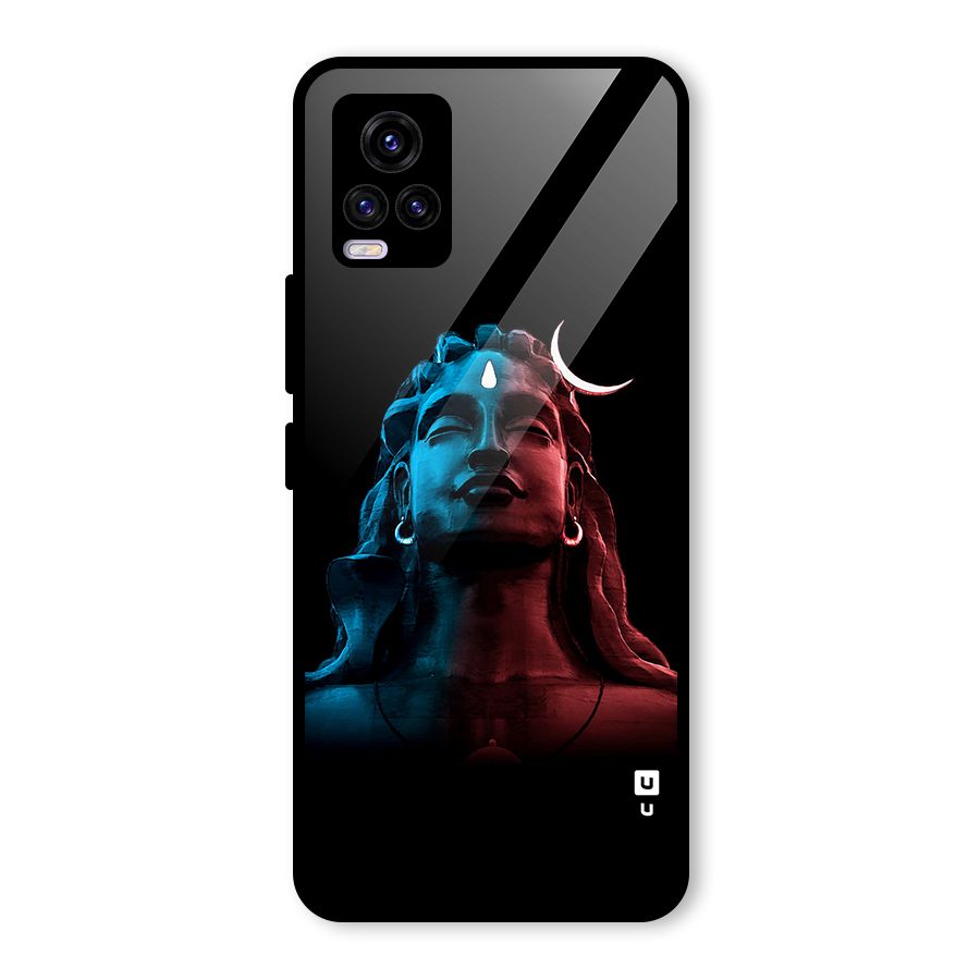 Colorful Shiva Glass Back Case for Vivo V20 2021