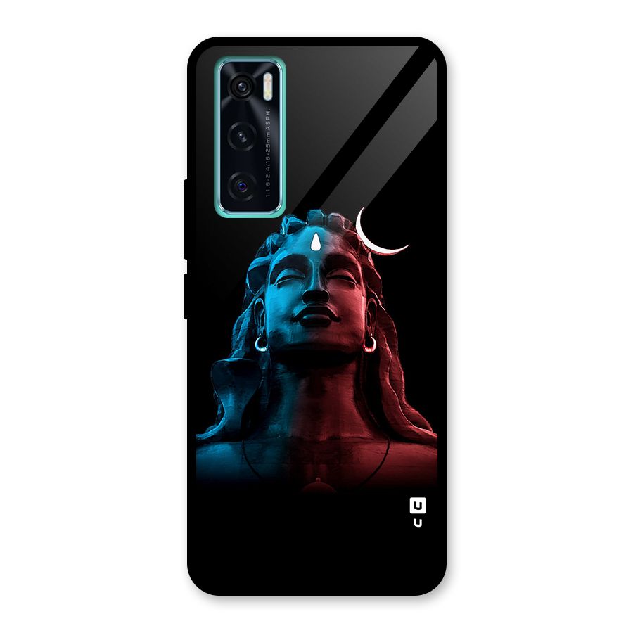 Colorful Shiva Glass Back Case for Vivo V20 SE