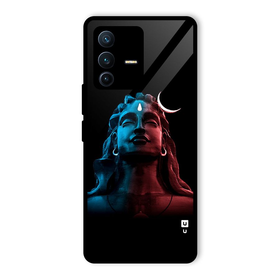 Colorful Shiva Glass Back Case for Vivo V23 Pro