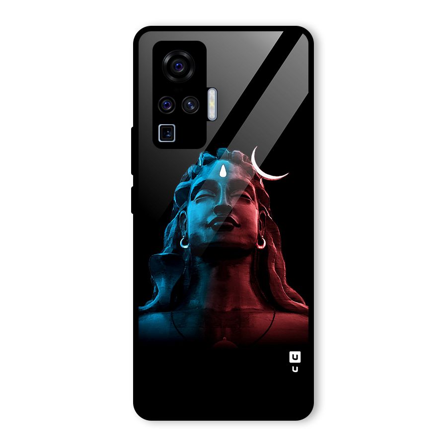 Colorful Shiva Glass Back Case for Vivo X50 Pro