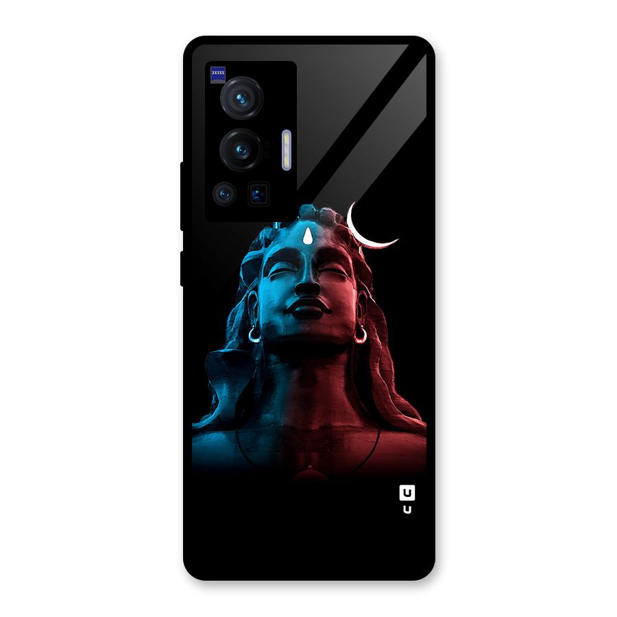 Colorful Shiva Glass Back Case for Vivo X70 Pro