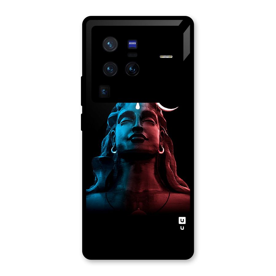 Colorful Shiva Glass Back Case for Vivo X80 Pro