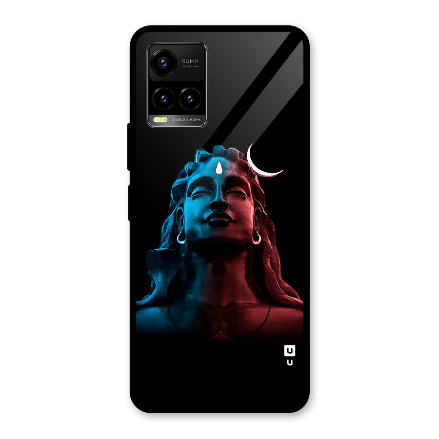Colorful Shiva Glass Back Case for Vivo Y21G