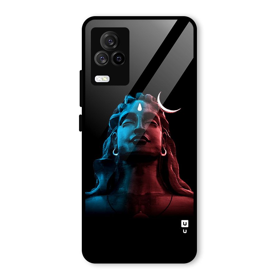 Colorful Shiva Glass Back Case for Vivo iQOO 7 Legend 5G