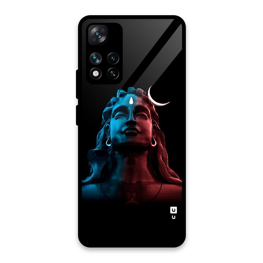 Colorful Shiva Glass Back Case for Xiaomi 11i HyperCharge 5G