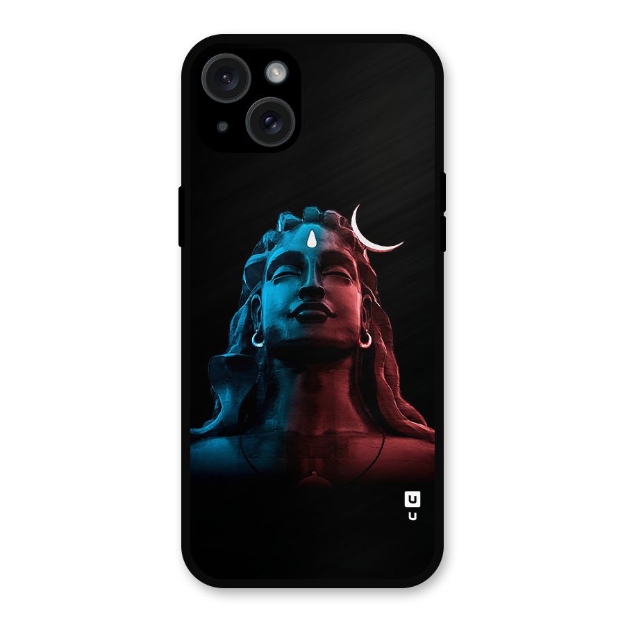Colorful Shiva Metal Back Case for iPhone 15 Plus