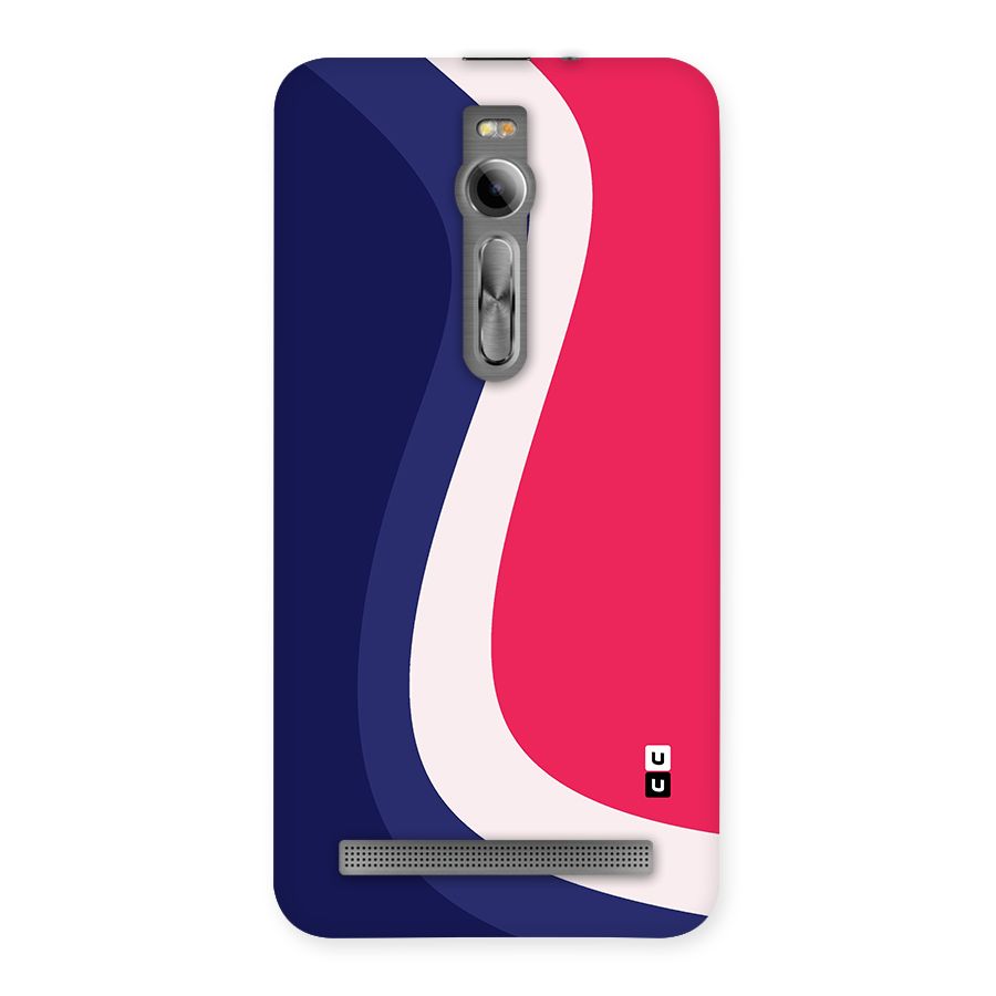 Colorful Wavy Print Back Case for Asus Zenfone 2