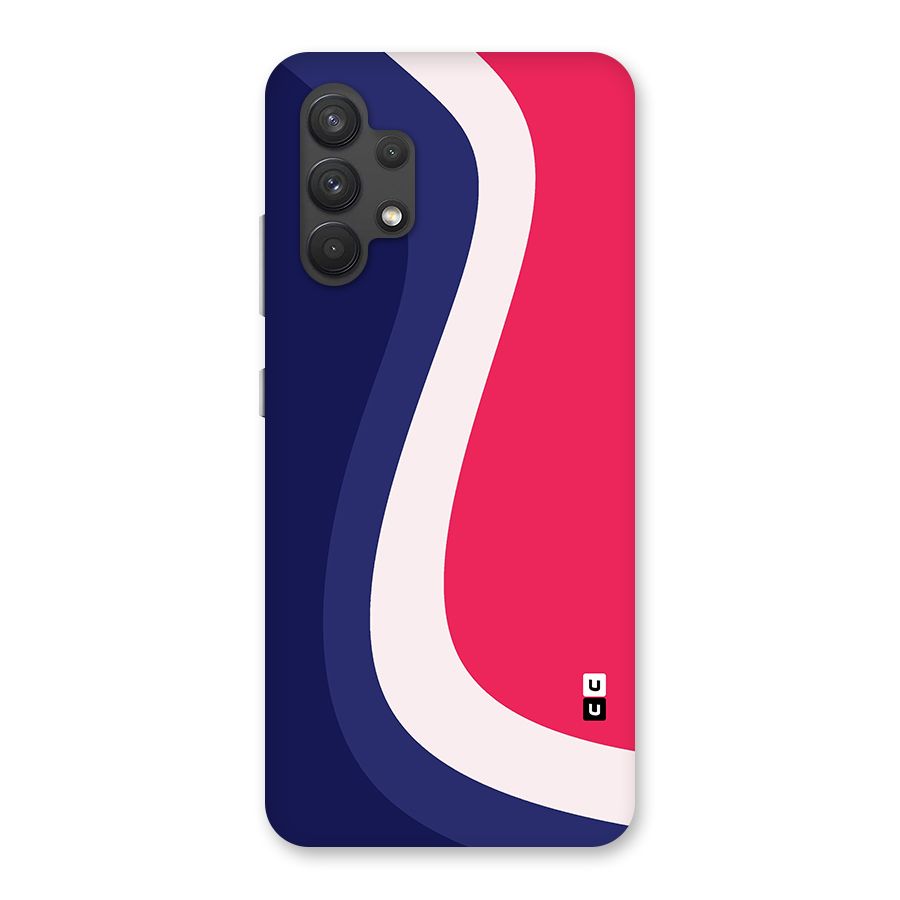 Colorful Wavy Print Back Case for Galaxy A32