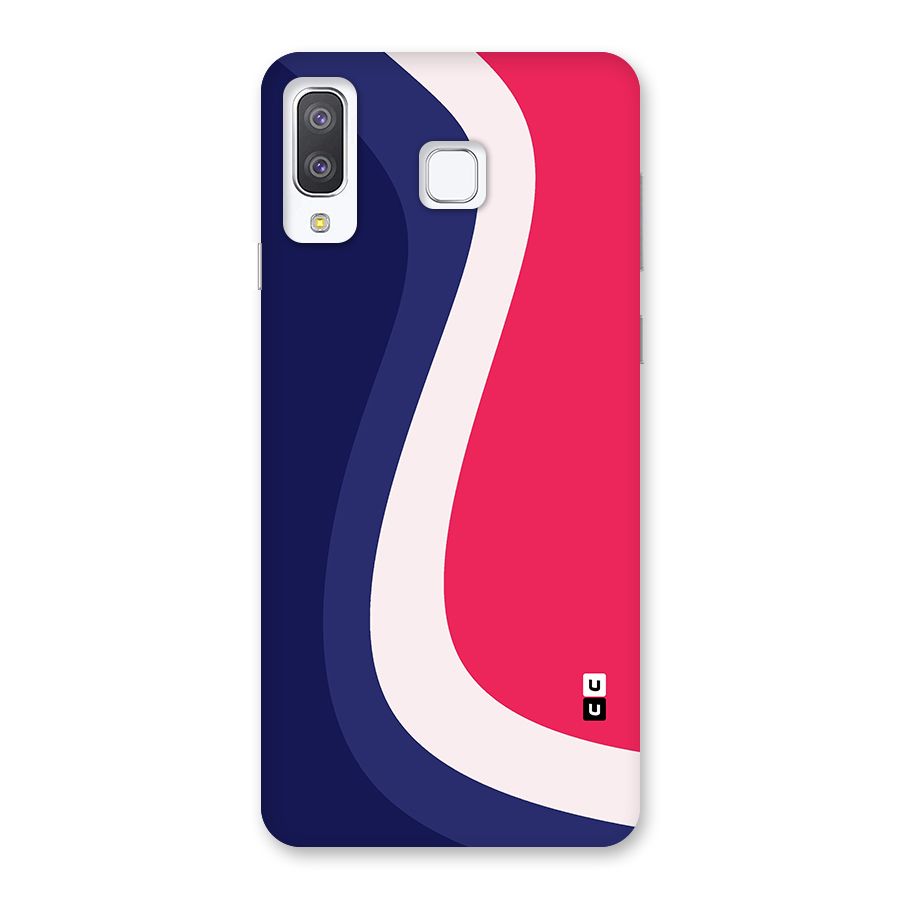 Colorful Wavy Print Back Case for Galaxy A8 Star