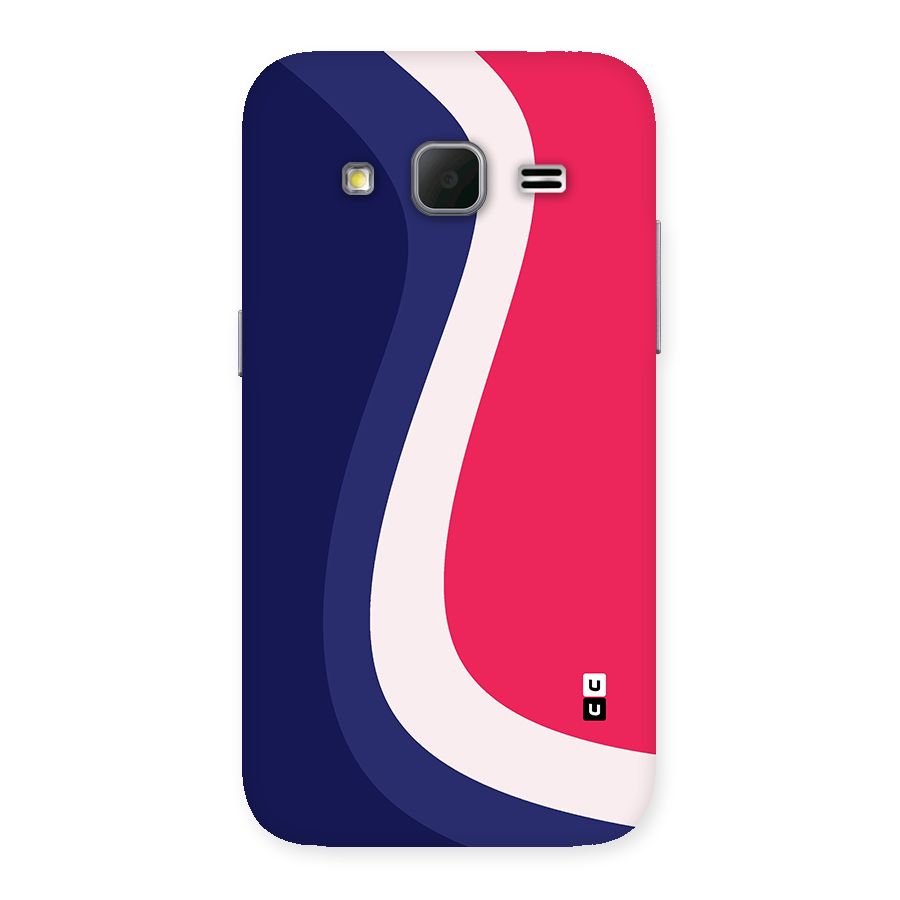 Colorful Wavy Print Back Case for Galaxy Core Prime