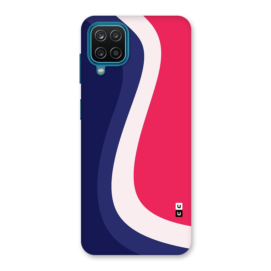 Colorful Wavy Print Back Case for Galaxy F12