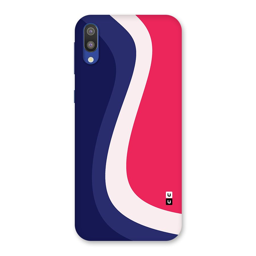 Colorful Wavy Print Back Case for Galaxy M10