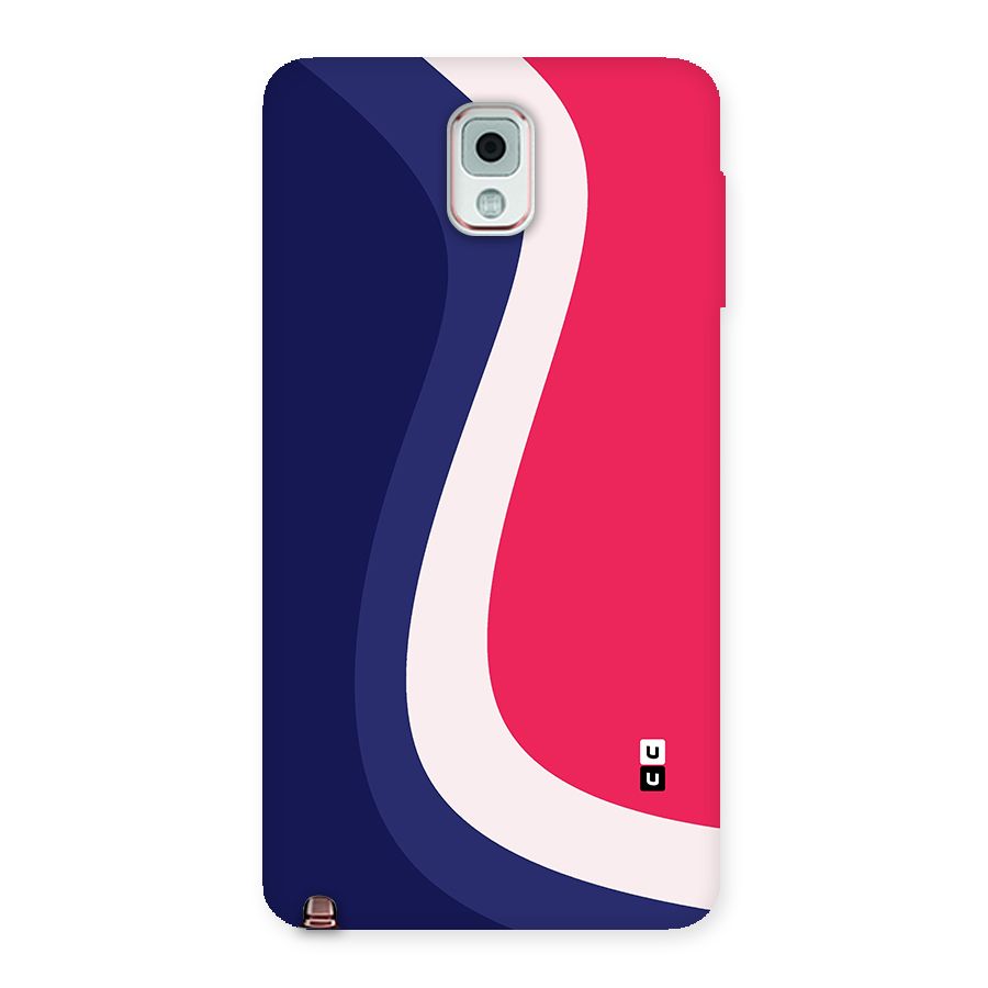 Colorful Wavy Print Back Case for Galaxy Note 3